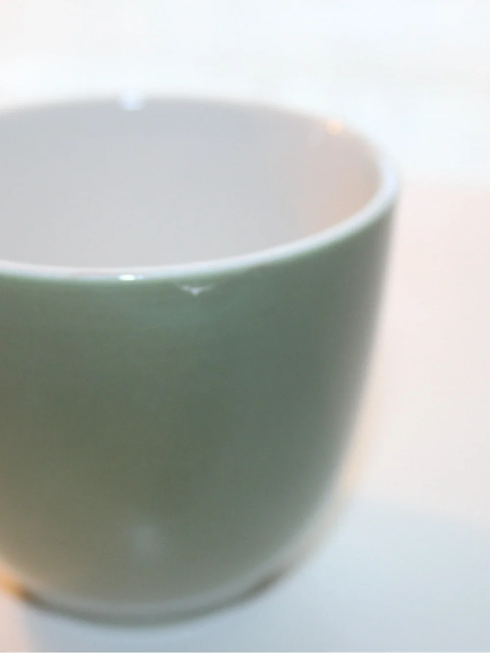Sage Green Ceramic Mug with Comfortable Handle - Picture 10 of 10